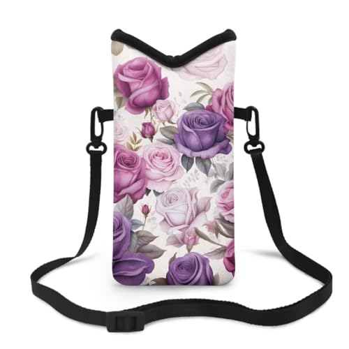 Jeiento Neoprene Phone Sleeve Pouch Case Bag for Women Small Crossbody Bags Cell Phone Case with Crossbody Strap/Neck Lanyard