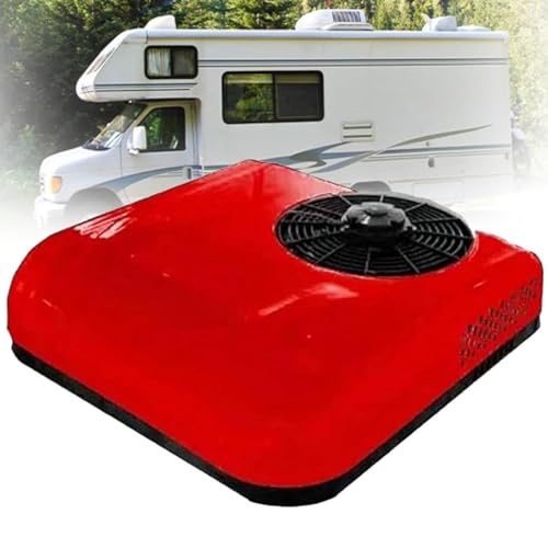 Rv Rooftop Air Conditioner 12V/24V - Parking Air Conditioning for SUV Motorhome Truck Van Caravans, Top Mounted