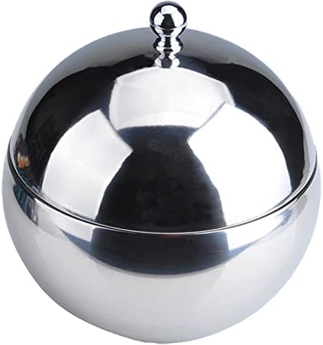 TEMKIN Cubo de Hielo de Acero Inoxidable, Barra Comercial y de Consumo, Cubo de Hielo Kvt, Aislamiento térmico Doble esférico de 1 l TEMKIN Cubo de Hielo de Acero Inoxidable, Barra Comercial y de Consumo, Cubo de Hielo Kvt, Aislamiento térmico Doble esférico de 1 l