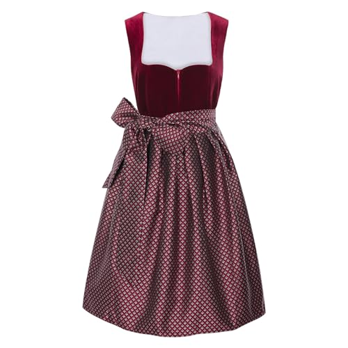 UHouse Dirndl Damen Midi Lang...