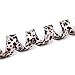 Mercano Hundehalsband Verstellbares, Weich Nylon Komfort & Robuster Gemustertes Hunde Halsband für Kleine Mittlere Große Hunde Welpen Katzen (S, Leopardenmuster)