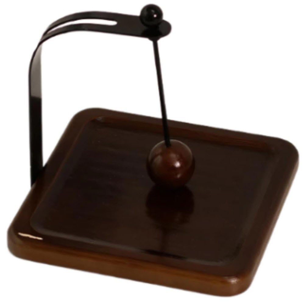 Porte-serviettes en bois rustique anti-vent plat pour table de cuisine