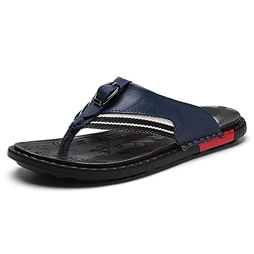 Tongs en cuir pour hommes sandales chics et durables