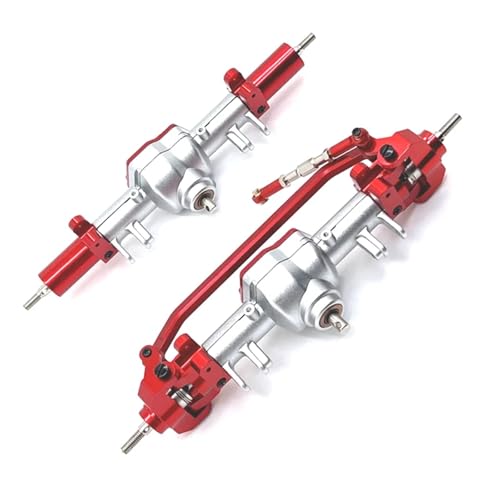 Différentiel MN128 MN86 essieu avant arrière métal rouge pièces de rechange RC 1/12