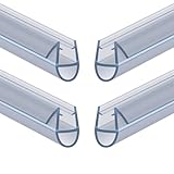 【JOINT POUR ÉVITER LES FUITES D'EAU】 notre bande d'étanchéité pour porte de douche offre un joint étanche et fiable, ce qui peut efficacement empêcher les fuites d'eau et garder la salle de bain sèche et propre. En outre, notre bande d'étanchéité ajoute également une ailette de déflexion supplémentaire pour améliorer la fonction empêchant l'eau de s'échapper. Dites adieu aux flaques d’eau et aux dégâts des eaux grâce à notre scellant de haute qualité.
