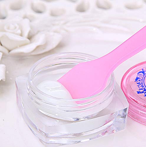 Miniatura 5 de Paquete de 100 mascarillas cosméticas de plástico desechables de 3.1 in, cuchara, espátula, crema facial, mini cucharada, agitador, aplicador,