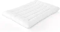 HOMBYS Travesseiro Plano Ultrafino para Dormir, Travesseiro Fino para Dormir nas Costas e no Estômago, Lavável na Máquina - Tamanho Padrão 45 x 66 cm