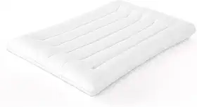 HOMBYS Travesseiro Plano Ultrafino para Dormir, Travesseiro Fino para Dormir nas Costas e no Estômago, Lavável na Máquina - Tamanho Padrão 45 x 66 cm