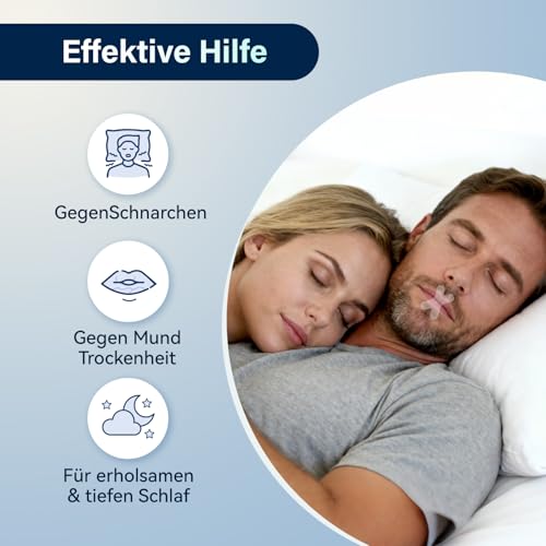 Mundpflaster Anti Schnarch 120 Stück, Mundtapes für besseren Schlaf – Ansicht 4
