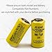 elxjar (2-Pack) 3V BR-2/3ASSP 2/3A Lithium Battery Replacement for Panasonic BR-2/3A BR2/3A CNC PLC Memory Backup System