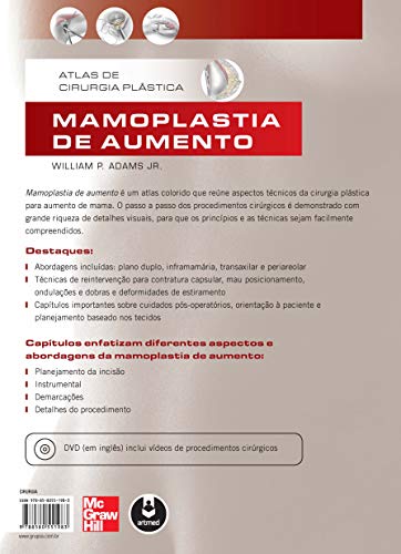 Mamoplastia de Aumento: Atlas de Cirurgia Plástica