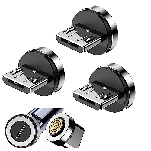 Amazon.co.jp: micro-usb端子×3枚(No cable) 丸7PIN マグネット