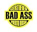 3pcs Certified bad ass Puerto Rican funny hard hat/helmet vinyl decal sticker
