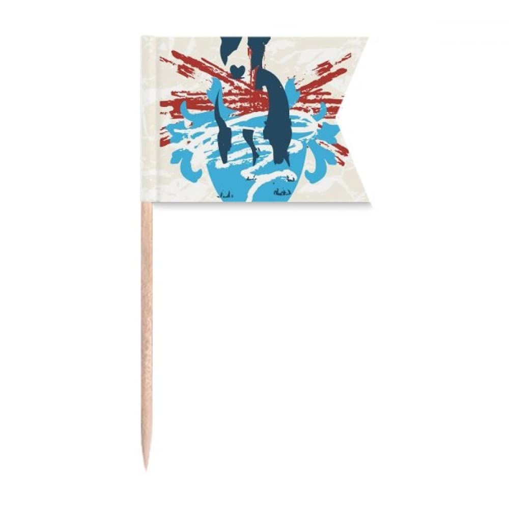 Gâteau de fête au design graffiti rouge et bleu pour célébrer vos moments de partage