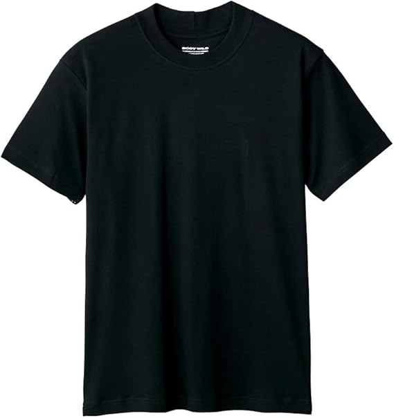 Amazon ボディワイルド Tシャツ 半袖 クルーネック ドレスt ジャケット対応tシャツ 襟部分が高くジャケットの皮脂汚れ等を軽減 上質観ある光沢と滑らかな肌ざわり Bw5413 メンズ Tシャツ カットソー 通販