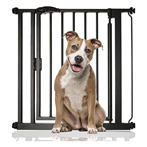 Bettacare Auto Close Pet Gate Range (75-82cm, Matt Black) Cover