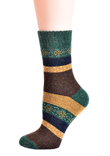 Image of Womens Wool Knit Winter Socks
