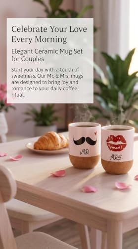 Love-KANKEI Mr and Mrs Ceramic Mugs - Image 4