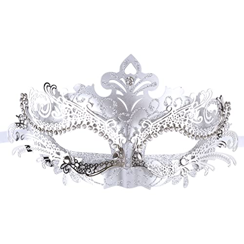 Image of Coddsmz Couple Masquerade Mask Set - Venetian & Mardi Gras Mask for Women & Men