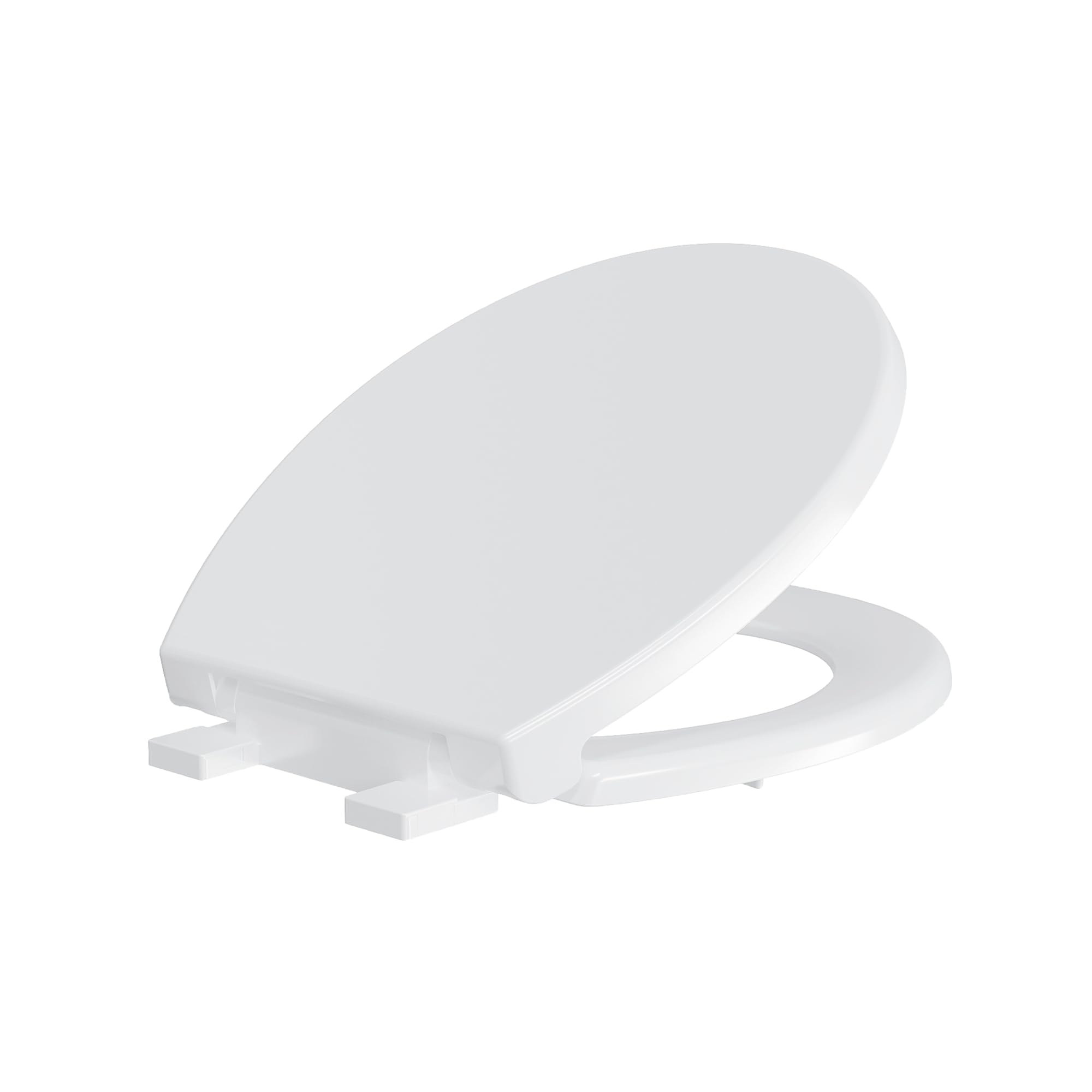 Garvee Soft Close Toilet Seat, Quick Release Bathroom Bowl Seating with Grip-Tight Bumpers, 43cm / 17" Standard Toilet Seats Scratch Resistant for Easy Cleaning - Round