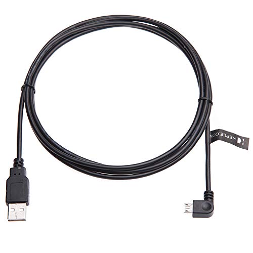 Tomtom Right Angle Micro Usb Cable Cord Charging In Car For Via 52, 62, 110, 120, 125, 130, 135, 180, 220, 225, 260, 280 / Via Live 120, 125, 130, 135, 1605Tm, 1405Tm, 1435M | Tom Tom 90 Degree (3Ft) #TOP2