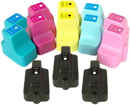INKWOR Remanufactured Toner Cartridge Replacement for HP C8721 ( Black, Cyan, Yellow, Magenta , 13 pk )