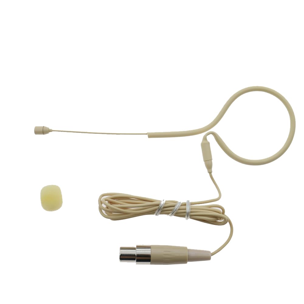 Profesjonalny zestaw słuchawkowy z jednym uchem Fack Head Wear mikrofon do AKG Wireless Mini TA3F 3Pin wielokierunkowy rdzeń HC566