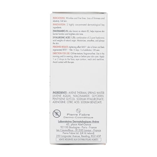 Image of Avene Hyaluron Activ B3 Concentrated Plumping Serum 30 ml - Hyaluronic Acid + Niacinamide Anti-Aging Serum for Firm, Plumped & Youthful Skin, Suitable for Sensitive Skin
