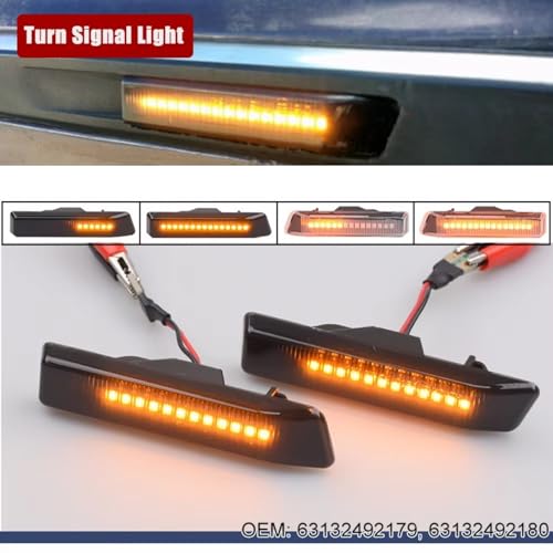 Luz indicador lateral para E36 M3 1997-1999 repuesto intermitente de esquina 63132492179 4