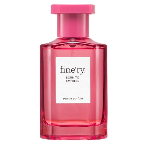 Fine'ry Rose Woody Eau de Parfum – Born to Empress Long-Lasting Perfume for Women - Pink Rhubarb, Damask Rose & Cypress Wood - Floral, Sensual, Full Size Hair & Body Fragrance, Gift for Her (60mL)