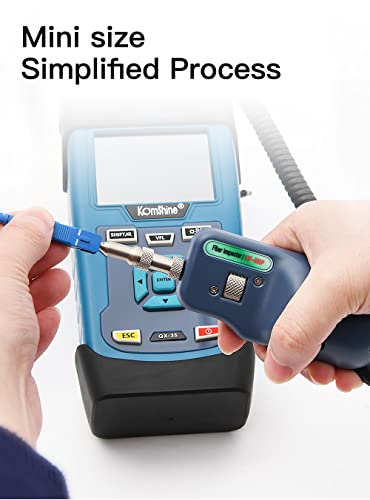 Image of Fiber Microscope Inspection Probe 400 Times KIP-600P w / 4 UPC Tips SC /FC /ST /LC + USB Port Used with Window PC or Komshine OTDR Optical Fiber Probe Cleaning Tools