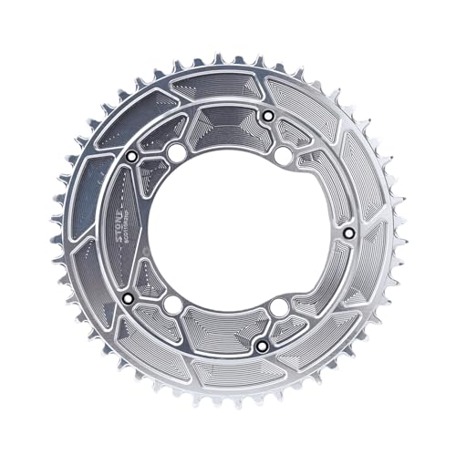 DJC Stone Round AERO �`�F�[�������O �C���i�[ 4mm �I�t�Z�b�g 110BCD 1x�� �X�s�[�h Shimano 105 R7100 UT R8100 DA R9100 R9200 5800 6800 9000 ���[�h�o�C�N 12��/