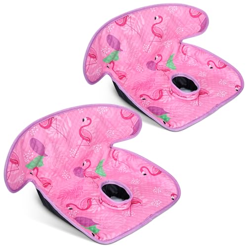 Image of COOLBEBE Car Seat Protector for Potty Training, 2 Pack Dry Waterproof Car Seat Liner Toilet Training for Baby Toddler Kid, Piddle Pads Cover Car Seat Pad for Strollers & Carseat (Pinkish Purple)