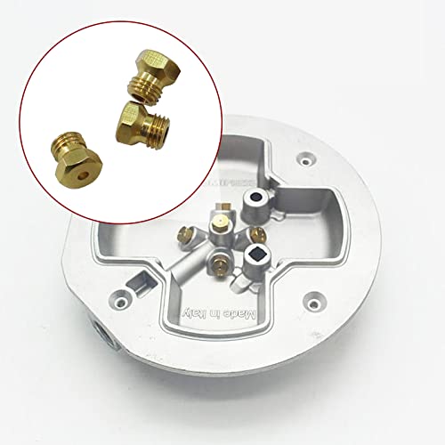MCAMPAS 36 PCS LP Gas Conversion Kit for Range/Cooktop/Stove | Propane & Natural Gas Brass Orifice Nozzles (0.3mm-1.9mm, M6x0.75mm) Compatible with... - Image 5