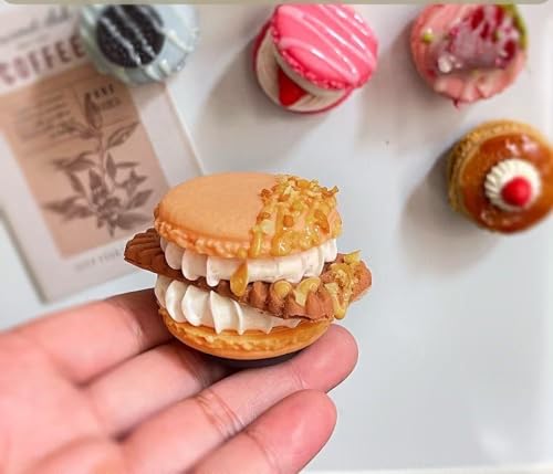 Set de 6 Imanes Decorativos de Resina con Forma de Postres miniatura 4