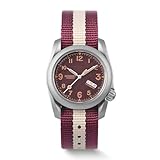 BODERRY Orologio Uomo Automatico Titanio – 40mm Orologio da Campo Militare, Movimento Meccanico Giapponese, Funzione Giorno-Data, Corona a Vite, Impermeabile 100m, Cinturino in Nylon – VOYAGER
