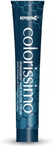 Renbow Colorissimo 100ml High Lift Ash Blonde 11.1 Permanent Hair Colour Creme with Pure Beeswax