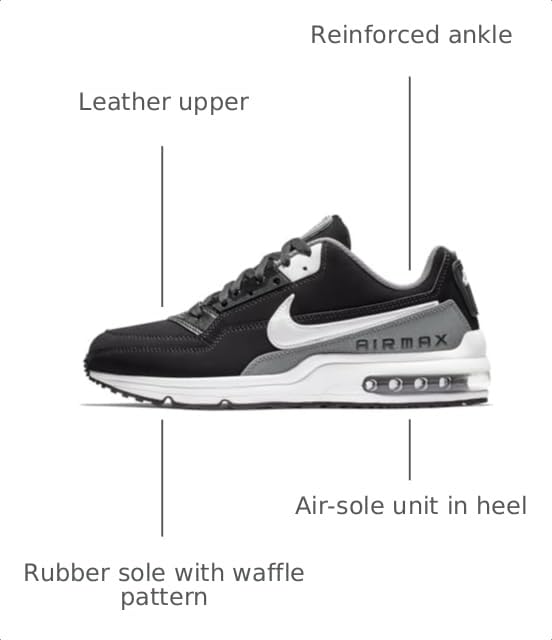 Image of Nike Men's Trail Running Shoes, Multicolour Black White Cool Grey 001, 7.5 UK