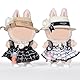 Insgesamt 2 Sets Chic Stil Puppe Kleidung und Zubehör für 17 cm Puppen enthalten: 2 Hut, 2 Kleid, 2 Schuhe, 2 Tasche und 2 Halskette (Puppe Nicht enthalten) (012)