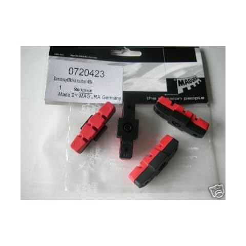 Set of 4 Magura Brake Pads for Magura HS 33 Red Cover