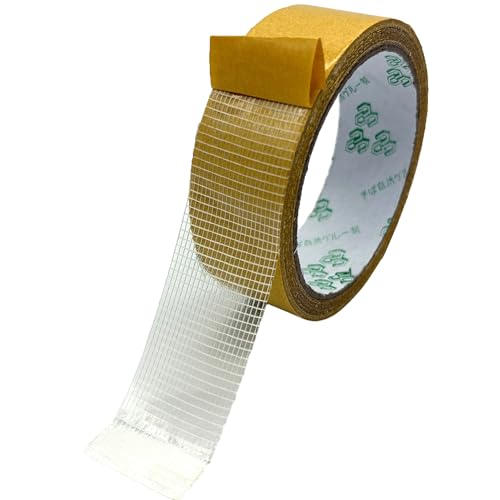 DHER cinta adhesiva para tejidos cinta adhesiva de doble cara para tela cinta transparente de doble cara para tejidos sin coser ni planchar, para dobladillos de cortinas,alfombras,artística (C, 3CM)