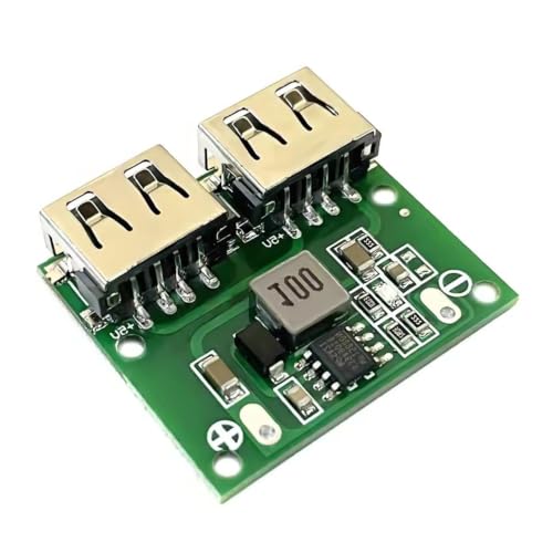 12V/24V to 5V Dual 3A DC Car Charging Voltage Regulator Module 1Pcs