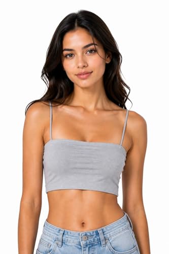 Image of Seamless Padded Bralette for Women | Free Size (Best Fit 28-32 Bust, S to M) | Stretchable Wireless Camisole Bra | Soft Comfortable