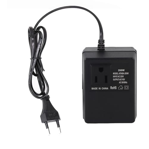 Convertisseur tension 220 110 éviter surchauffe voyage 200W AC