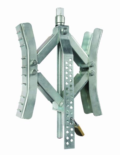 EAZ LIFT Heavy Duty Wheel Stop with Ratchet Wrench- Stabilizes Your Truck by Securing Tandem Tires to Prevent Movement Spaced 3-10