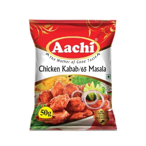 AACHI Chicken Kabab 65 Masala 50 g | Pack of 6 | Total 300 g | The Mother of Good Traditional Taste ! (B0DC591GYN) Amazon Price History, Amazon Price Tracker