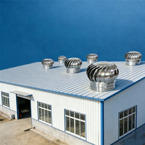 Cubierta de chimenea giratoria de viento de 8 pulgadas extractor Whirlybird techos 7