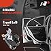 A-Premium Front Door Lock Actuator Driver Side Compatible with 2000-2007 Chevrolet Chevy Silverado Suburban Tahoe Avalanche & GMC Sierra Yukon & Cadillac Escalade, Front Left Door Latch Lock Actuator