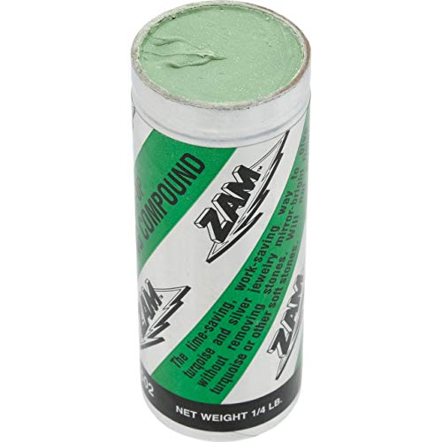 Mascot Zam Buffing Compound, 4 Ounce, Resin, Fine, Stone Compatible, Jewelry Polishing & Cleaning - Image 3