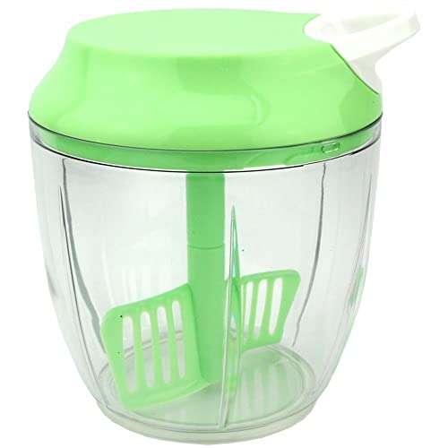 Processador e Batedor Manual de Alimentos 5 Lâminas Grande